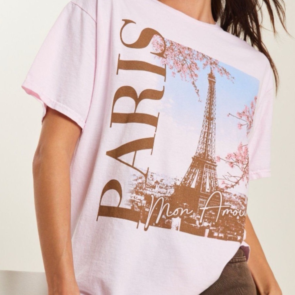 Never Worn, Altar’d State Oversized Paris Graphic Tee Size L/XL